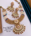 Antique Design Brass High Gold Plated Hasadi Set Neckless Wholesale Online
